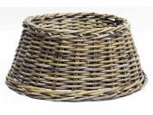 Christmas Tree Skirt Rattan Grey D75H20cm