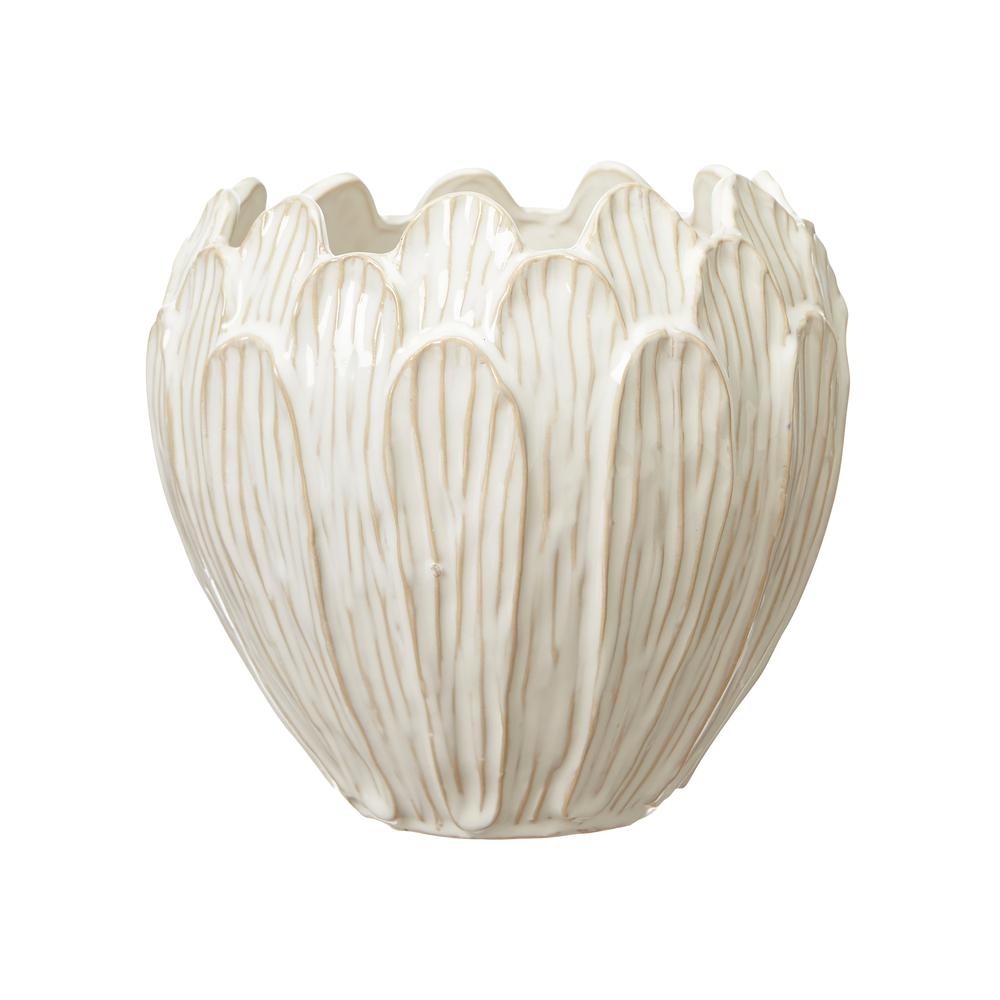 ILONA Pot Offwhite 18x16cm