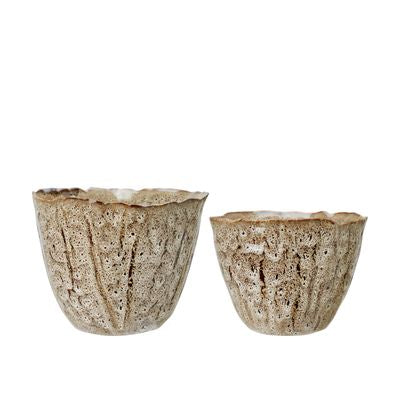 HANNA Pot  Brown Melange 20x15 cm