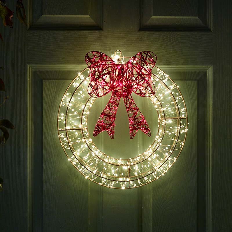 960 LED Galaxy Wreath - Warm White 40cm, LV