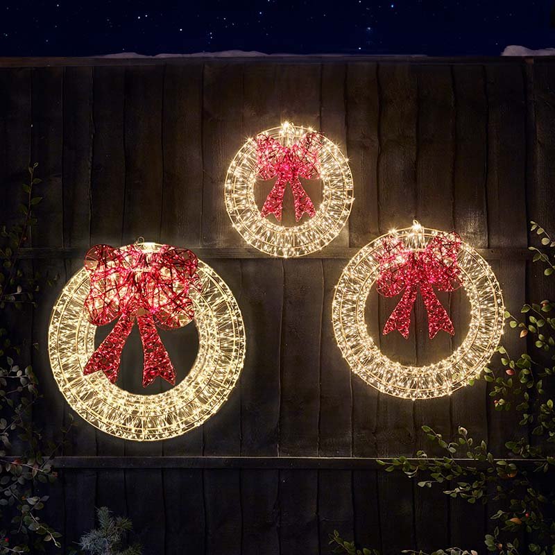 1440 LED Galaxy Wreath - Warm White 50cm, LV