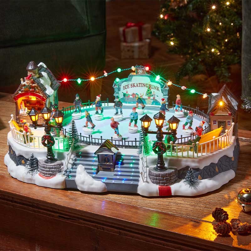 Merry Skaters!, SnowScene