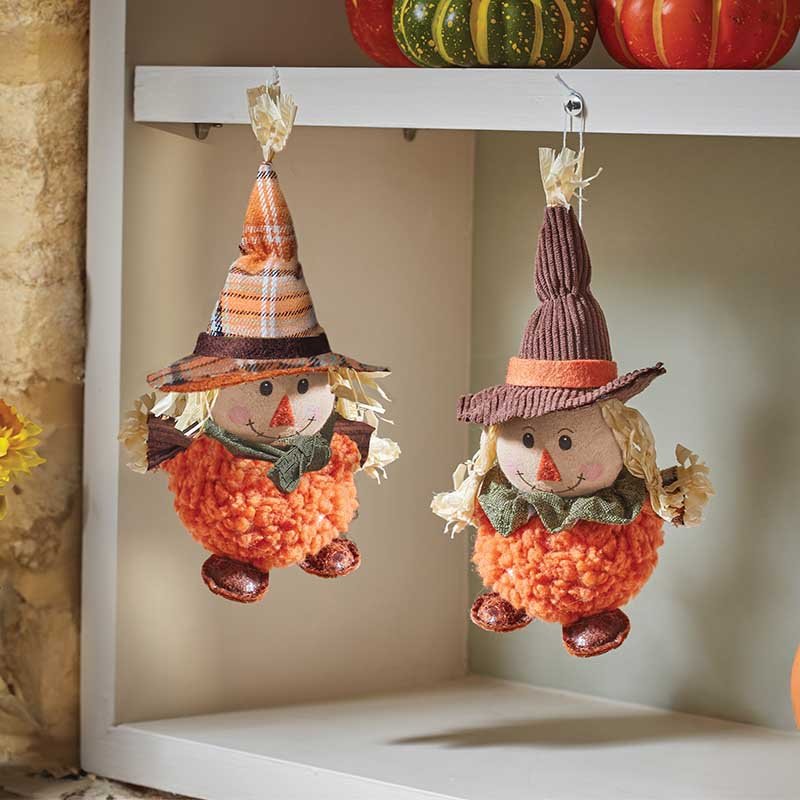 Mr & Mrs Scarecrow - Pendant, Mixed Case