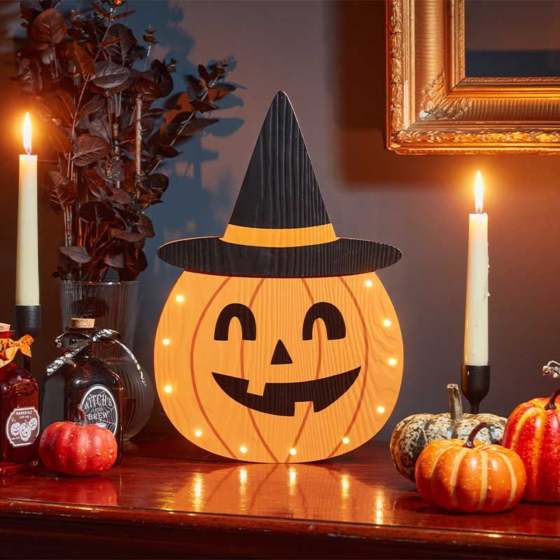 InLit Pumpkin Witch