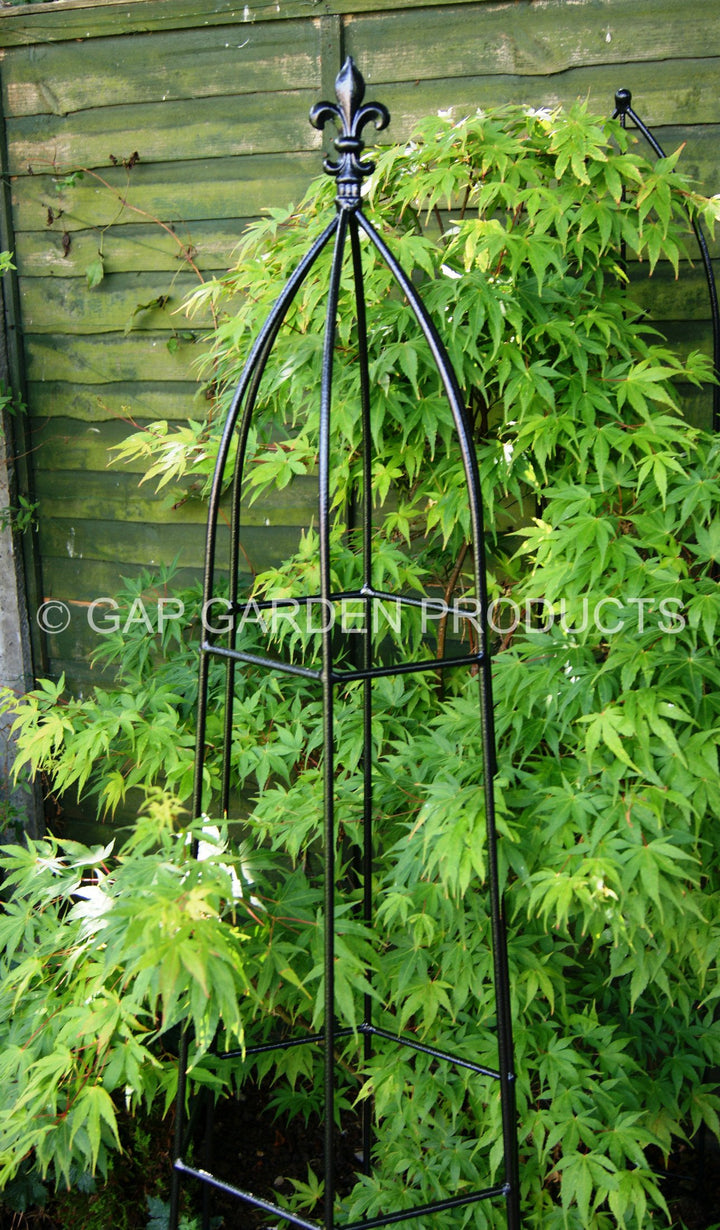 Black Cone Obelisks Fdl Top 6Ft - Tools & Equipment - Windyridge Garden Centre