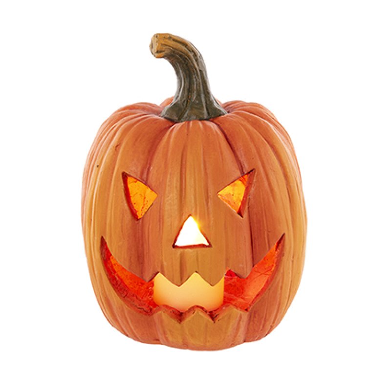 32cm Magnesia Pumpkin Candle Holder