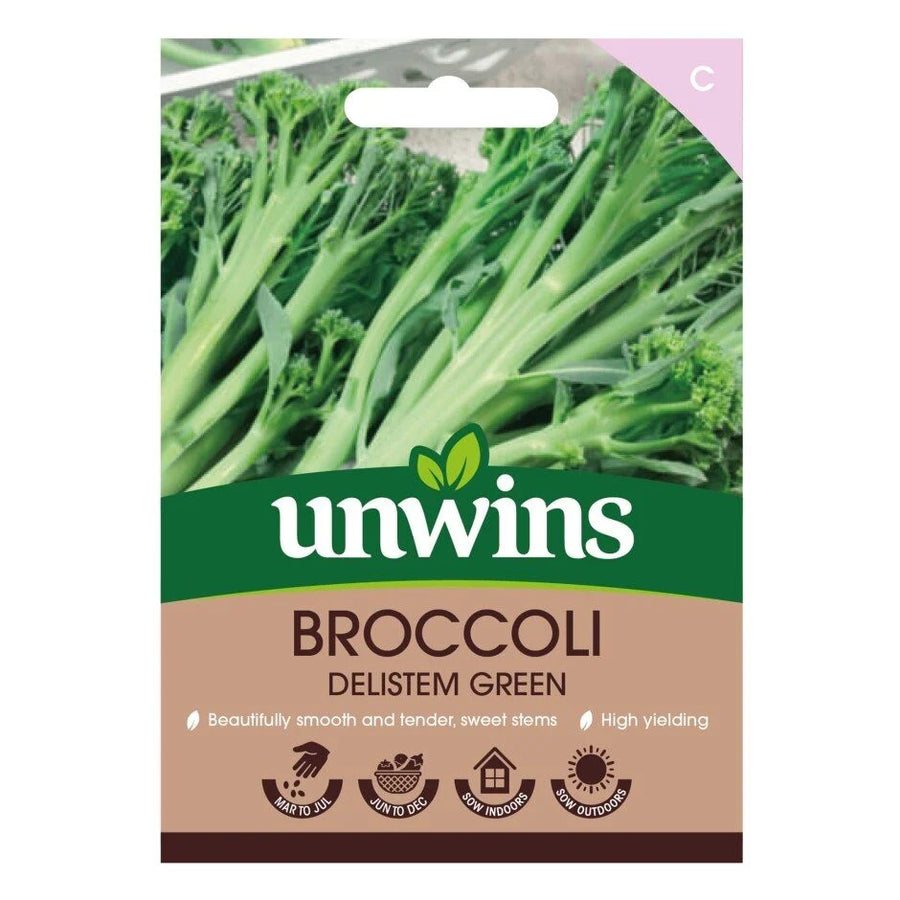 Broccoli Delistem Green - Seed Packets - Windyridge Garden Centre