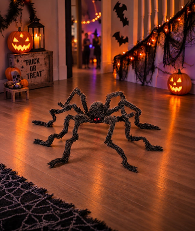 1.28m Furry Chunky Spider
