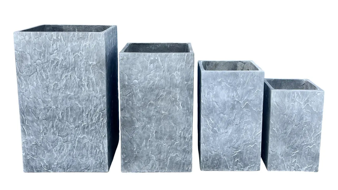 TALL CUBE PLANTER D32H55
