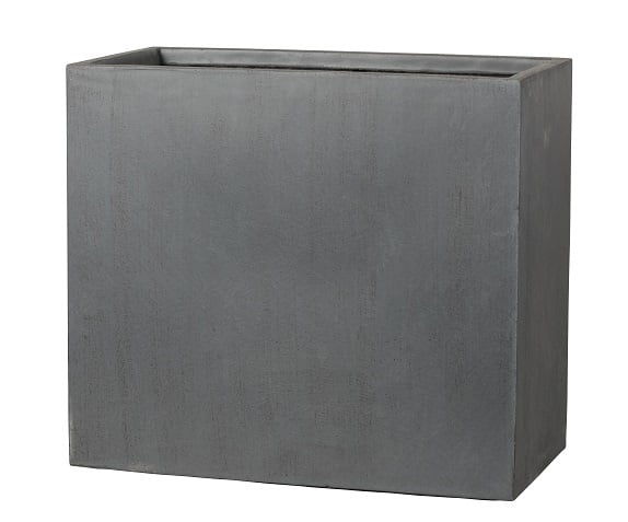 Liverpool fibreclay tall trough in Dark Grey