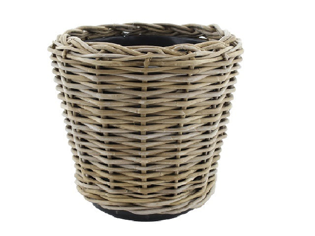 Drypot Rattan Grey Ø50 h52cm