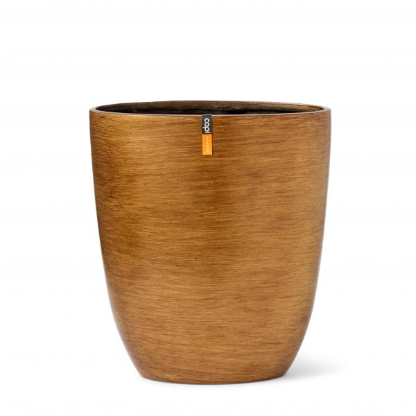 Planter Oval Retro 59X14X34 Gold - Pots - Windyridge Garden Centre
