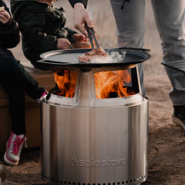 Solo Stove Bonfire with Griddle and Hub Bundle
