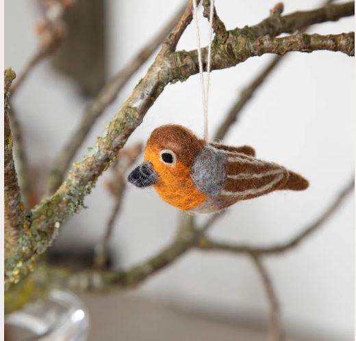 Birds - Robin - 7.5x3.5cm