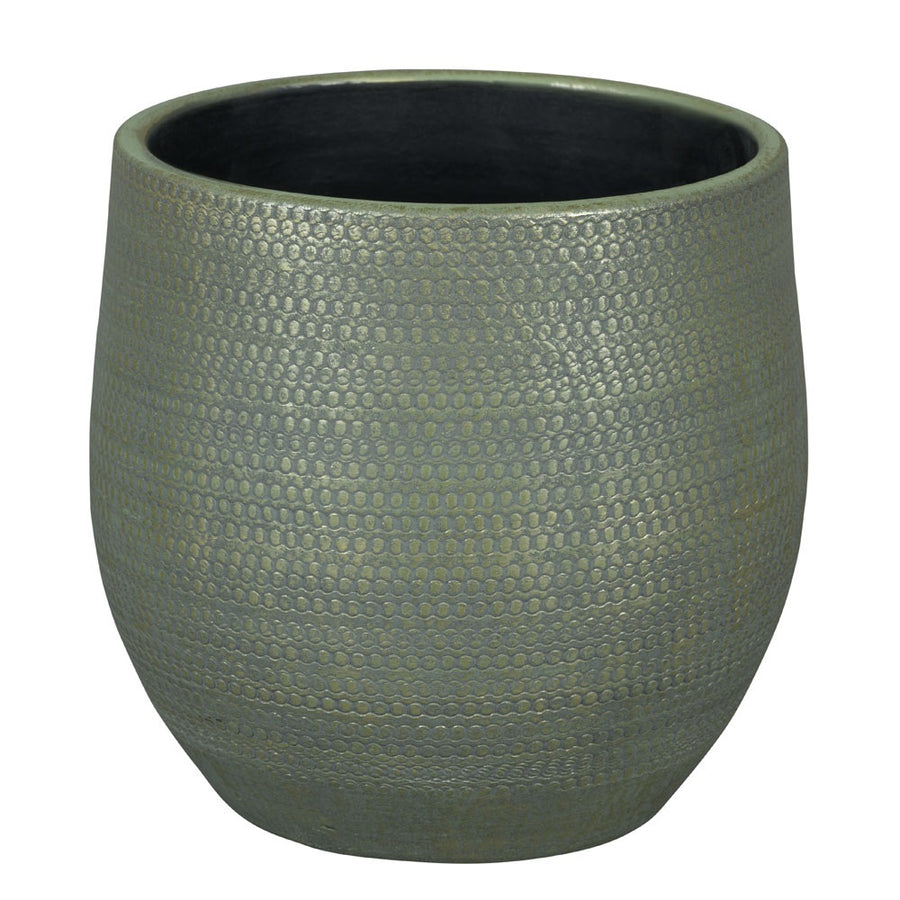 Boaz 1-01A Green Ø29Cm/H27Cm - Pots - Windyridge Garden Centre