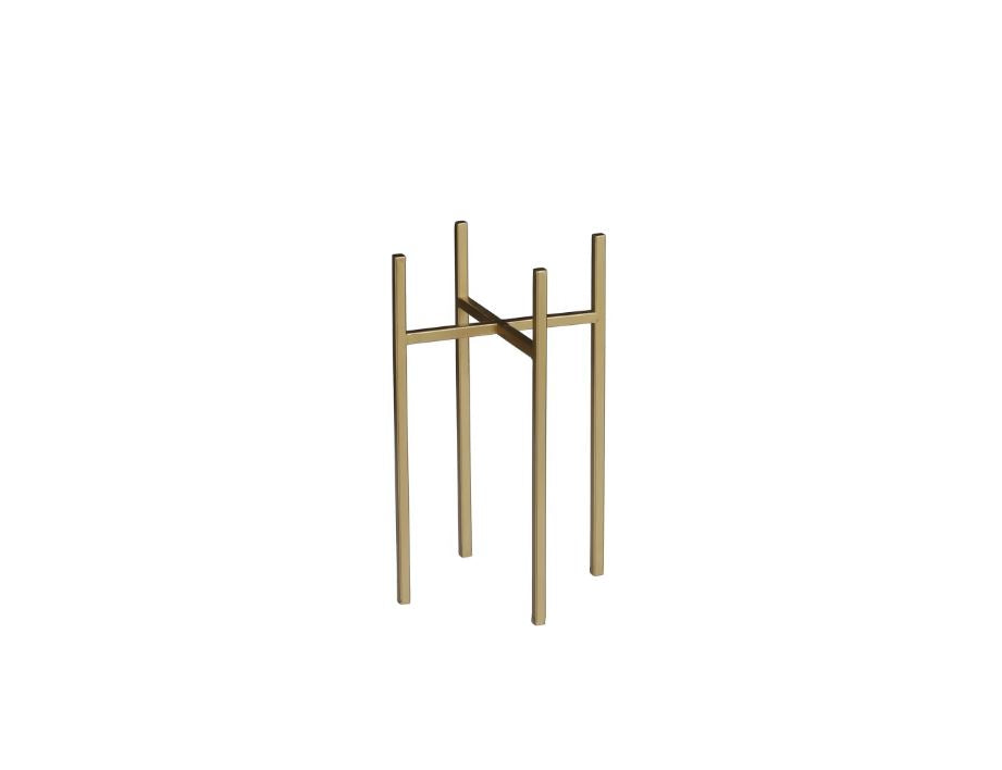 WIRE PLANT STAND GOLD