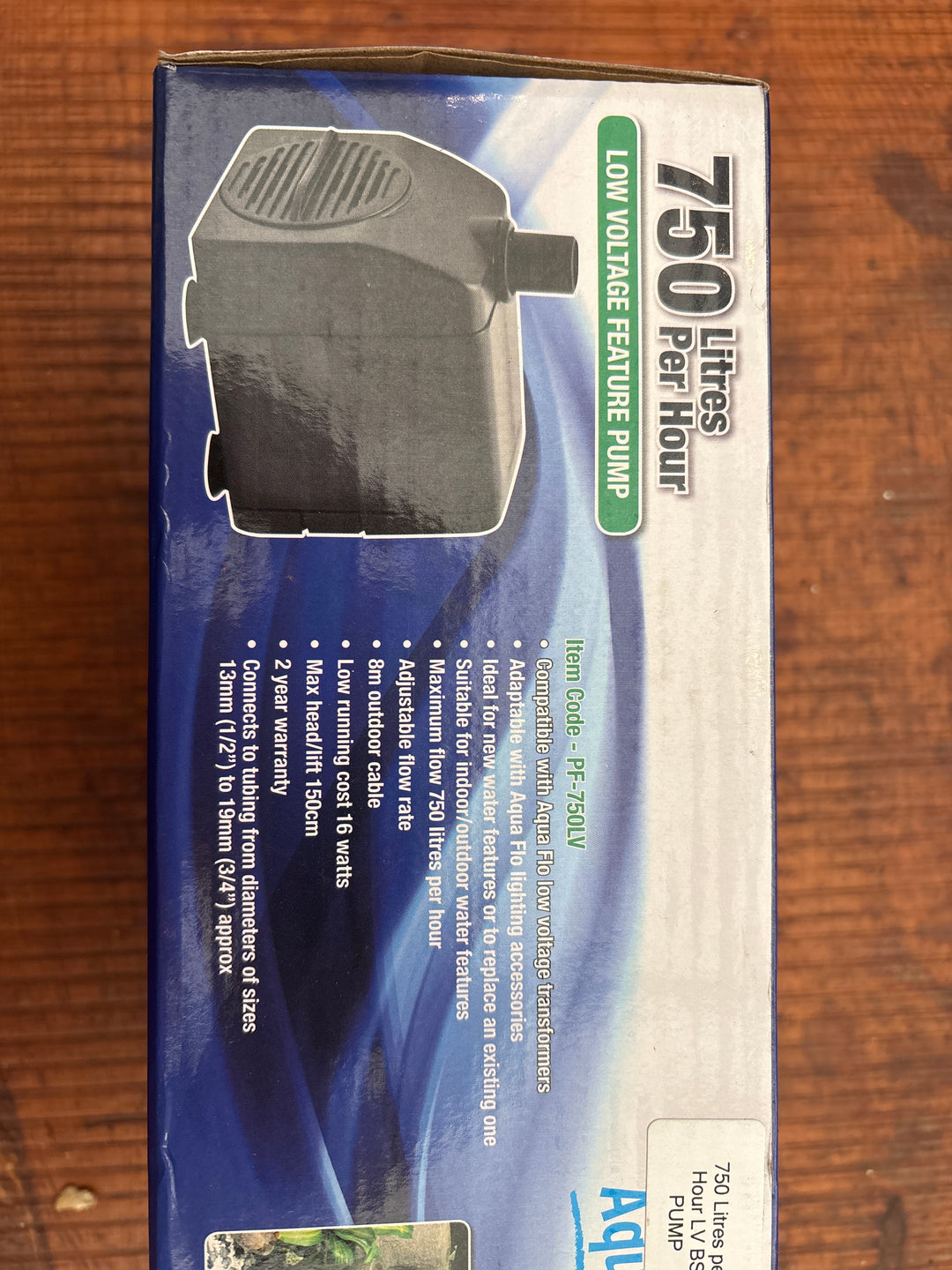 750 Litres per Hour LV BS PUMP