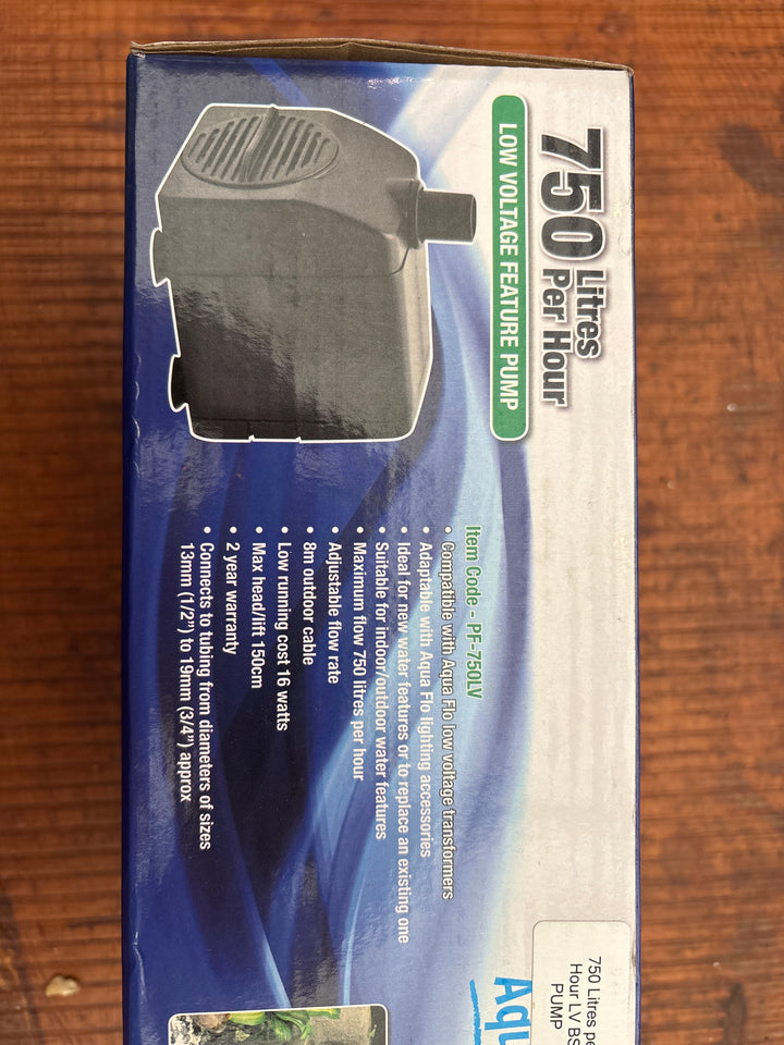 750 Litres per Hour LV BS PUMP