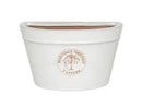 Edwardian Wall Pot White Ø35cm