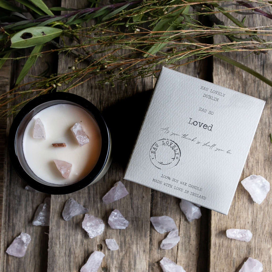 Eau So Loved Candle - Gift Shop - Windyridge Garden Centre