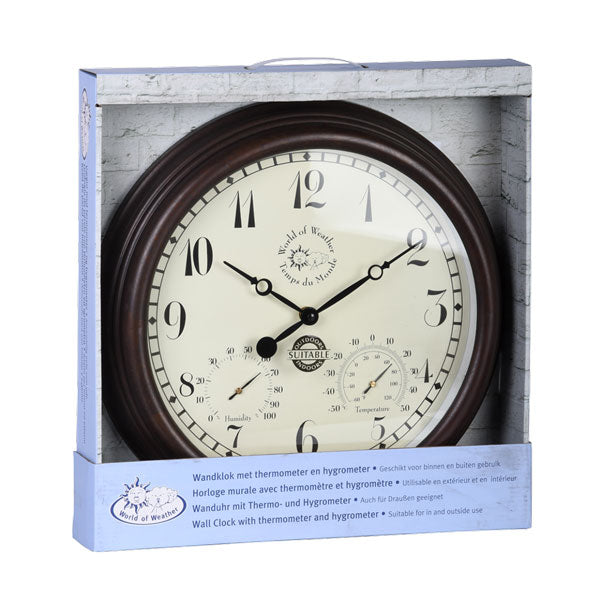 Outdoor Clock Plastic L - Ornaments - Windyridge Garden Centre