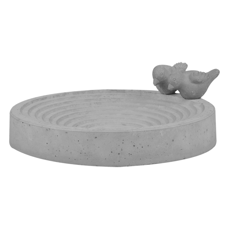 Bird bath concrete L