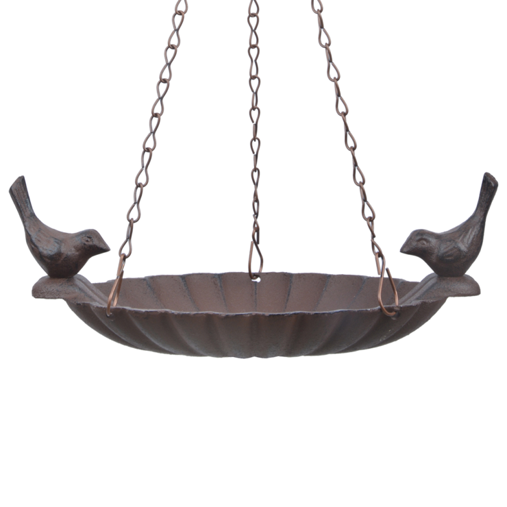 Hanging Birdbath cast iron lrg