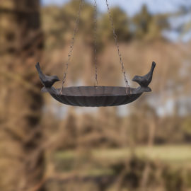 Hanging Birdbath cast iron lrg