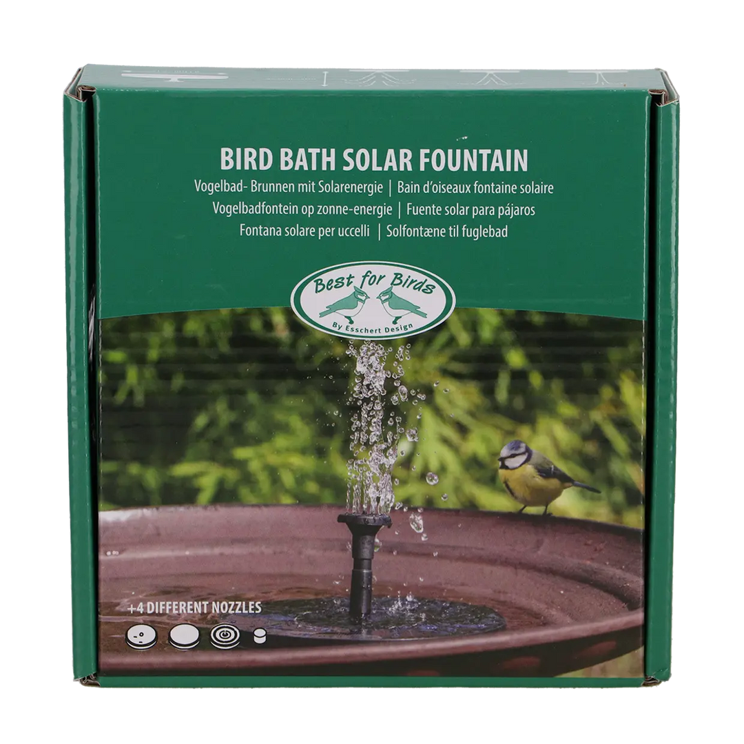 Bird Bath Solar Fountain