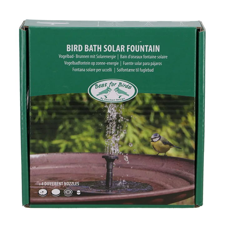 Bird Bath Solar Fountain