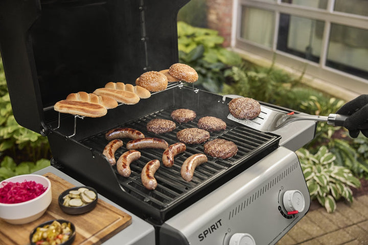 Pork cooking on Weber Spirit E210 In a Garden in Dublin