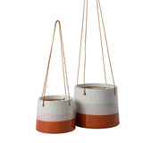 Terracotta Blush Hanging Pot 9.5cm