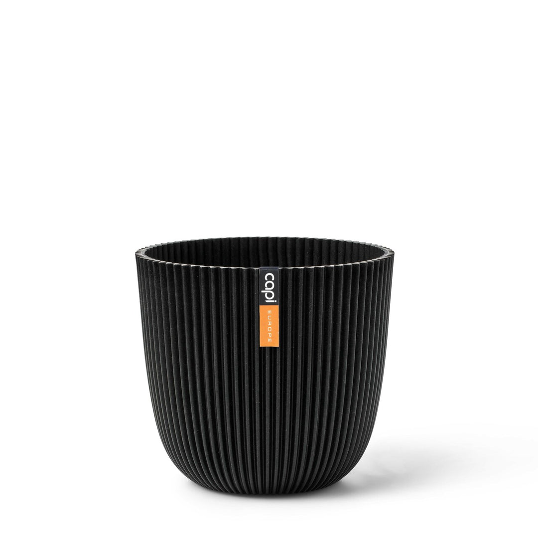 Planter Ball Groove Ø13 x 12 textile black