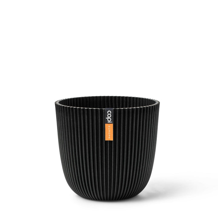 Planter Ball Groove Ø13 x 12 textile black