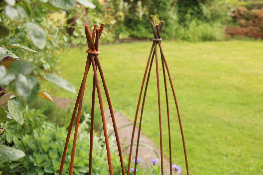 Willow style obelisk rust - Trellis - Windyridge Garden Centre