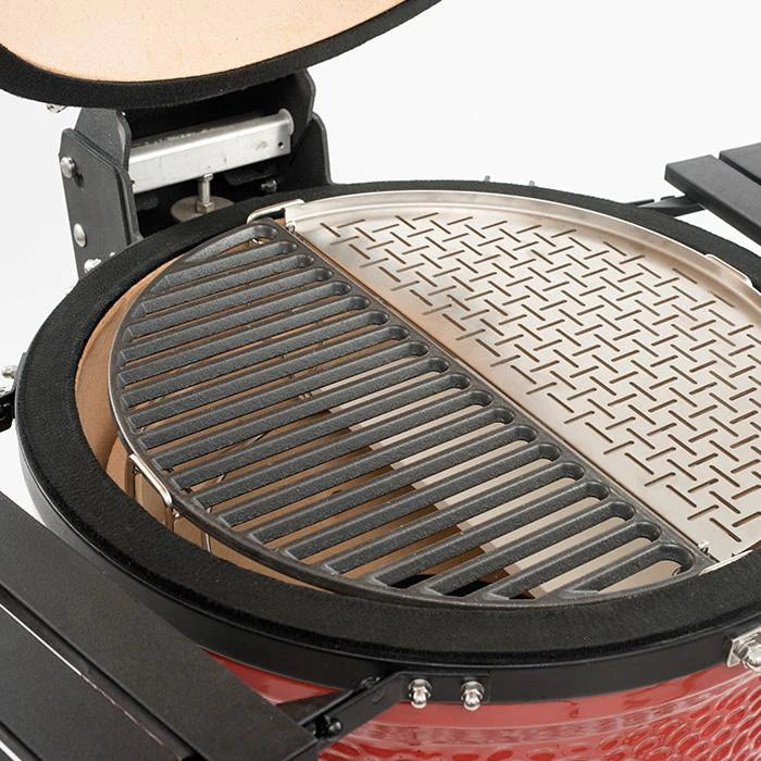 Kamado Joe Half Moon Cast Iron Cooking Grate -Classic Joe