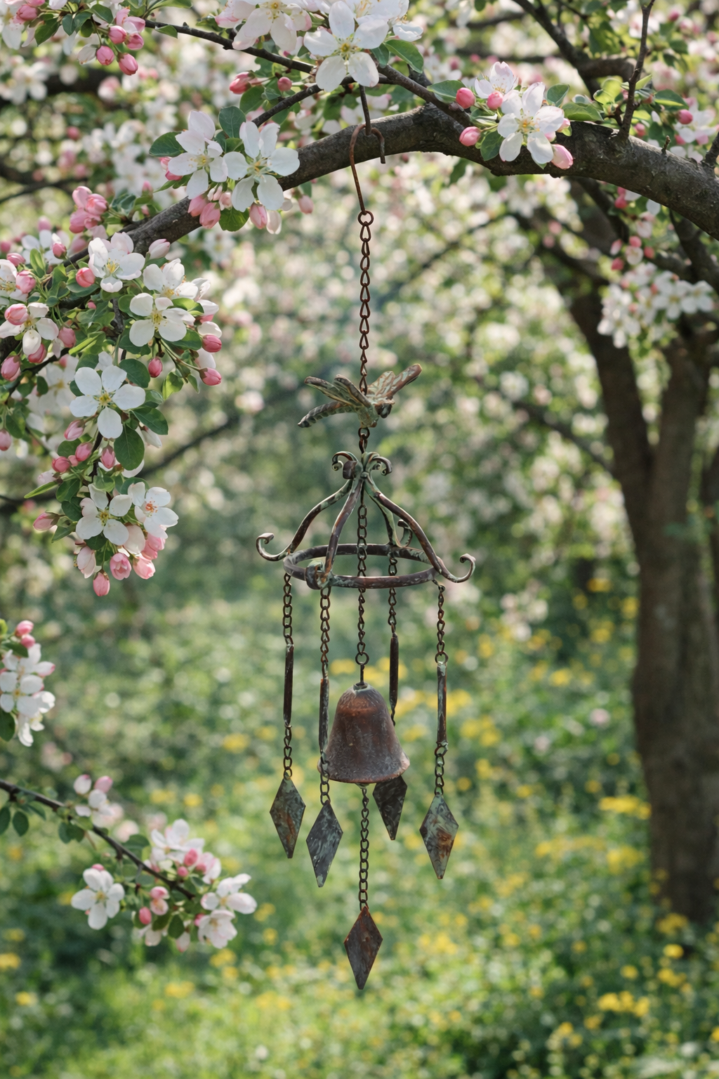 Diamond Dragonfly Windchime