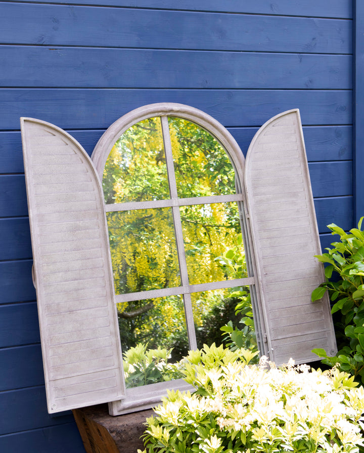 Arched Shutter Mirror