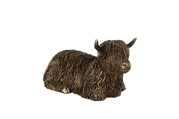Highland Cow Sitting
