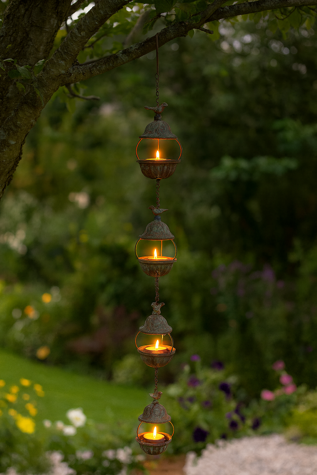 Basket Rain Chain