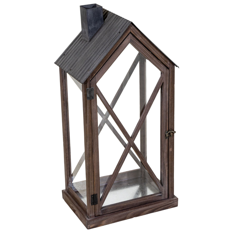 Lantern Barn High Brown FSC 100% L30W22H62 - Home & Living - Windyridge Garden Centre