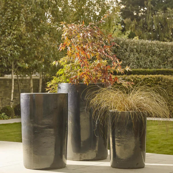 Marga Pot Ø50cm x H80cm Black