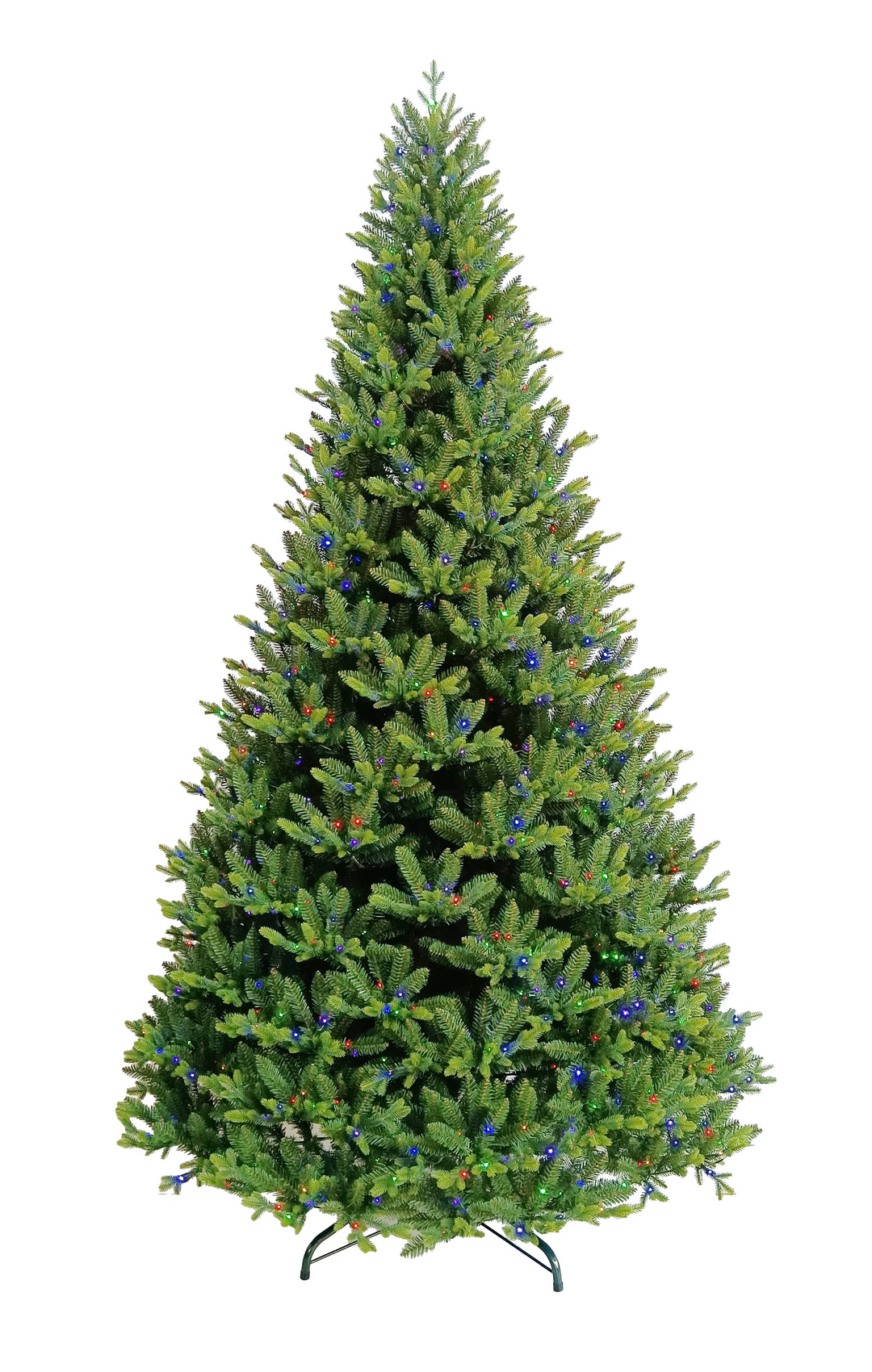 MONTPELLIER FIR - 10ft Tree with 1250 Warm White LED 5mm bulbs and NEW 8 Function