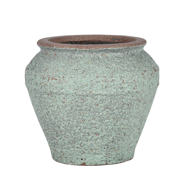 Pottery Pots Eros Planter Rustic Green