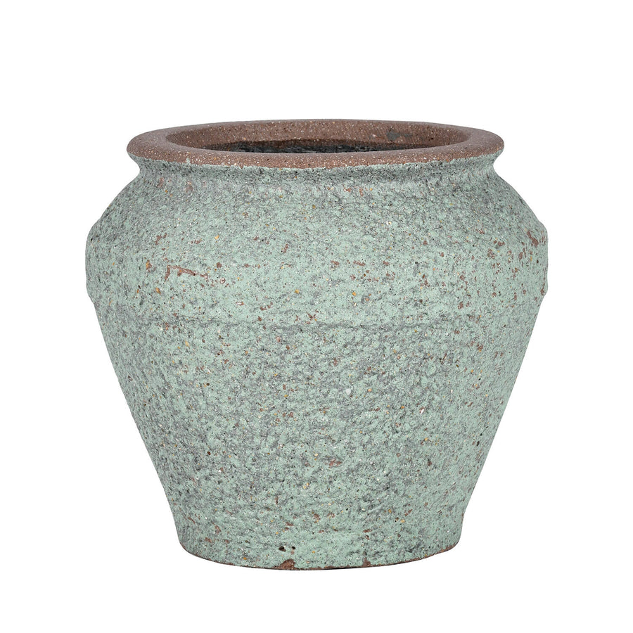 Pottery Pots Eros Planter Rustic Green