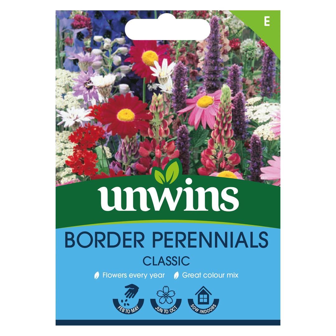Cottage Garden Border Perennials Mix - Seed Packets - Windyridge Garden Centre