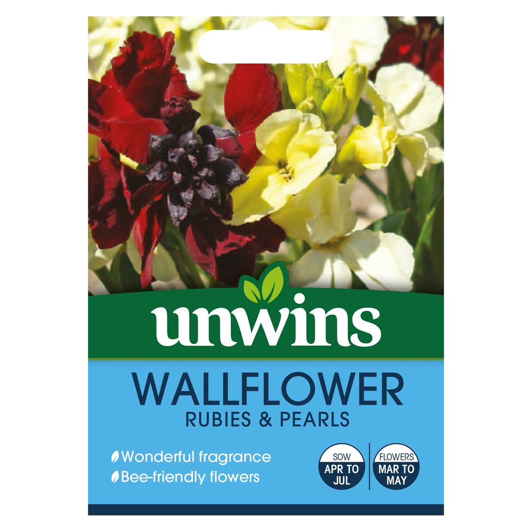Wallflower Rubies & Pearls - Seed Packets - Windyridge Garden Centre