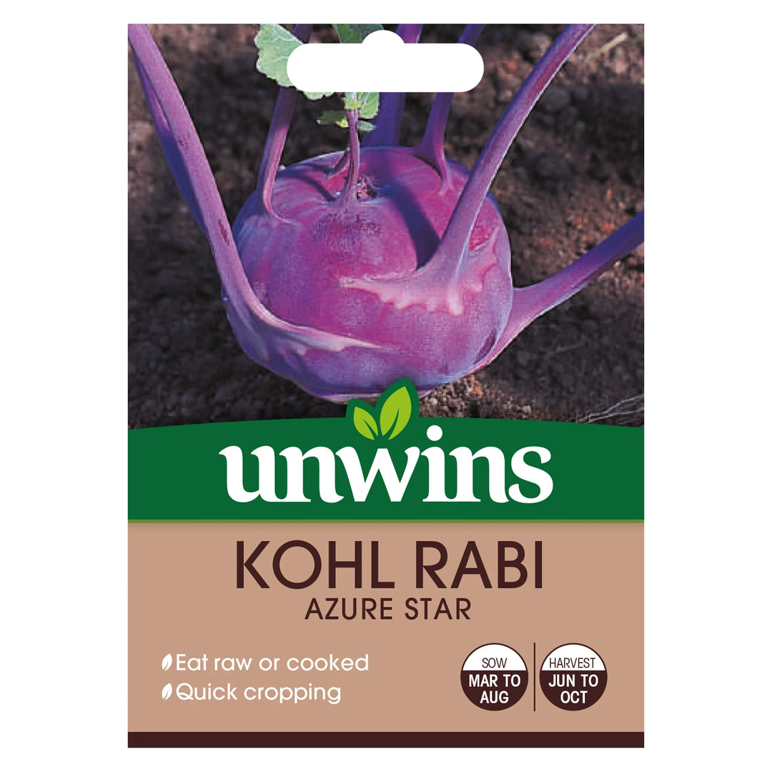 Kohl Rabi Azure Star - Seed Packets - Windyridge Garden Centre