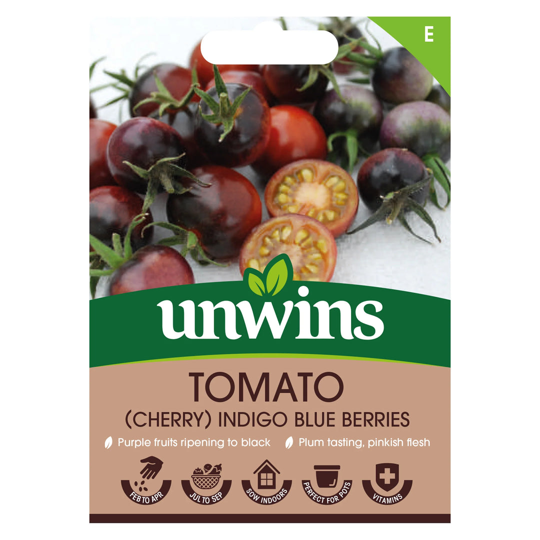 Tomato Indigo Blue Berries - Seed Packets - Windyridge Garden Centre