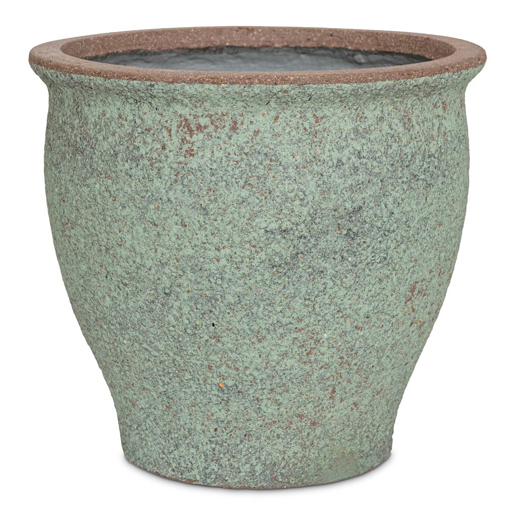 Pottery Pots Poseidon Planter Rustic Green